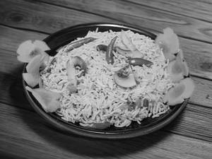Mushroom Chilli Fried Rice