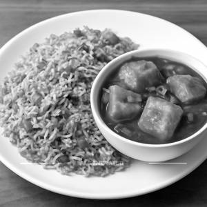 Fried rice+chilli paneer