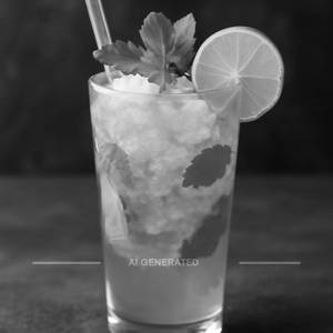Blue lagoon mojito