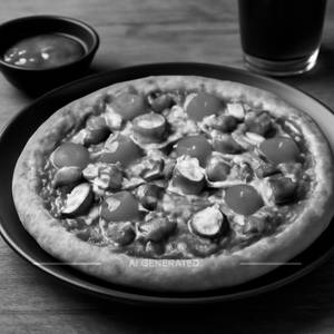 Schezwan   veg   pizza