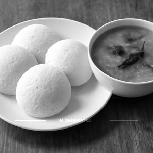 Idli Sambar     [4 Pc]