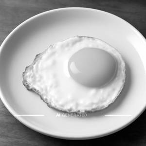 Egg fry [half]