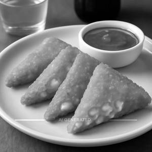 Cheesy Corn Triangles