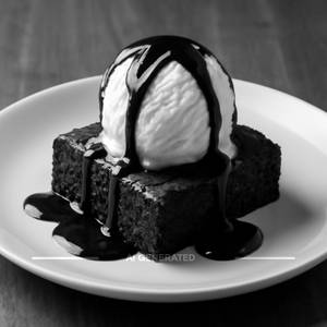 Brownie With Ice Cream