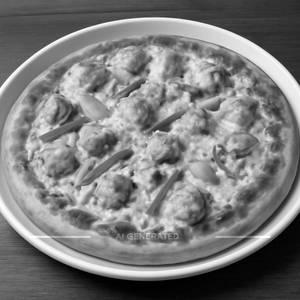 Malai chicken tikka pizza [8 inches]