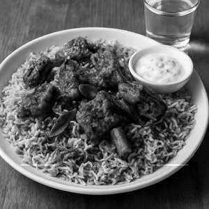 Mutton fry biryani