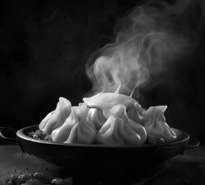 Veg smoked momos
