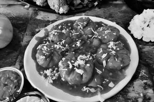 Cheese schezwan  momos