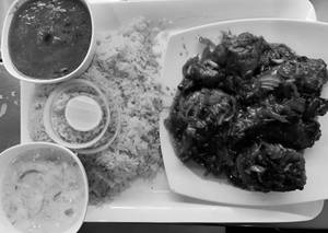 Biryani Rice With Pepper Chicken