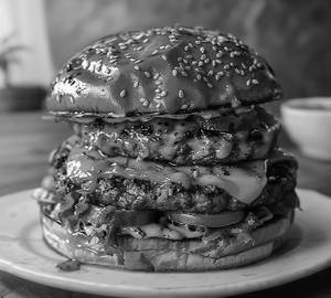 Mashed Beef Burger