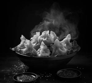 Cheese smoked momos
