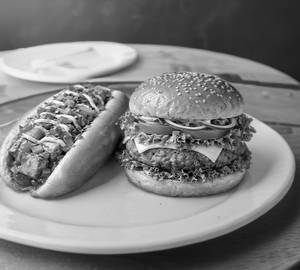 Aloo Tikki Burger +Paneer Hot Dog