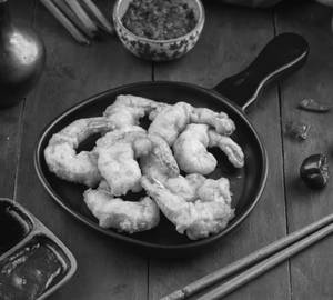 Golden Fried Prawns