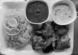 Biryani Rice With Malai Kabab