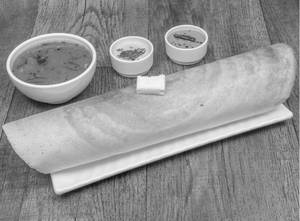 Butter masala dosa