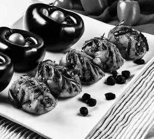 Cheese barbeque momos