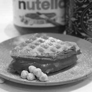 The Nutella Tease Waffle  [Must Try]
