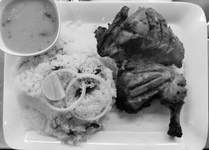 Ghee Rice & Tandoori Chicken