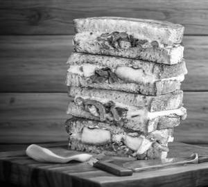 Paneer n cheese sandwich