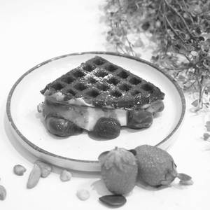 Berry Red Velvet Waffle