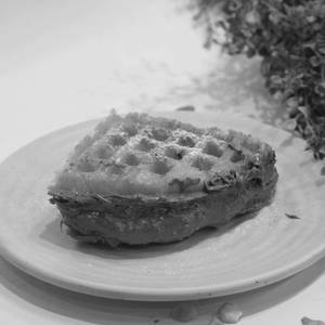 Crackling Butterscotch Waffle