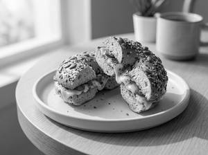 Signature Cheese Chili Bagel