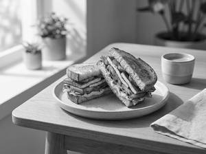 Harissa Paneer & Hummus Sando