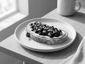 Cream Cheese & Blueberry Toast