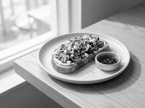 Messy Mushroom Toast