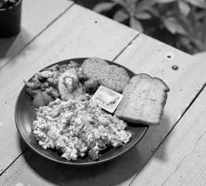Paneer Bhurji Breakfast