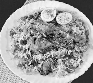 Chicken hydrabadi biryani