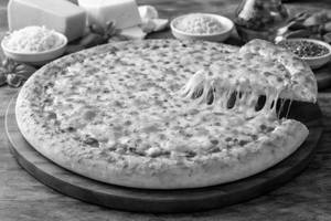 Double cheese pizza