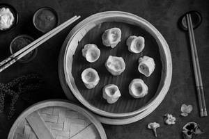 Chicken Schezwan Steam Momo