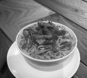Naga Noodles Pork with  soup