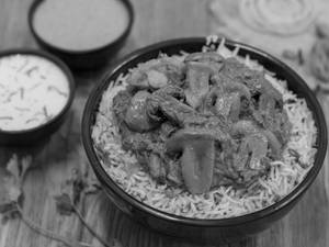 Mushroom Bagara Biryani