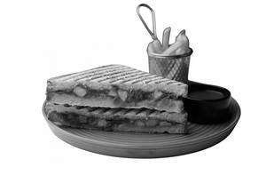 Schezwan Paneer Sandwich