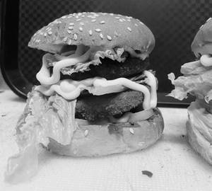 Ob chicken double patty non veg
