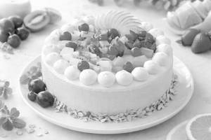 Pineapple Fresh Fruit Cake