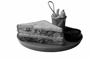 Spicy Paneer Sandwich