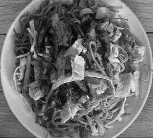 Mix Chow with Pork Soup
