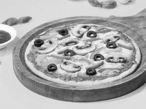Pesto Mushroom Pizza