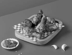 Spicy Baked Chicken Wings 6pc