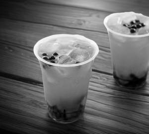 Watermelon bubble tea