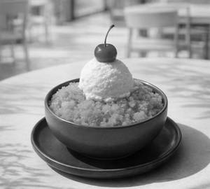 Gajar Halwa with Vanilla Ice Cream