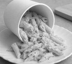 White cheese pasta