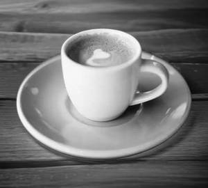 Hot milk coffee 2 cups