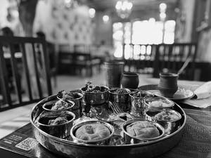 Gaon Special Mutton Thali