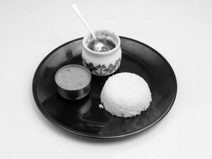 Dal Fry + Plain Rice