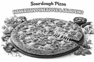 Pineapple & Jalapeno Sourdough Pizza 8.5 inch