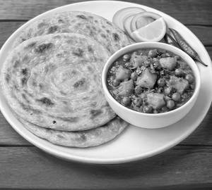 2 plain paratha